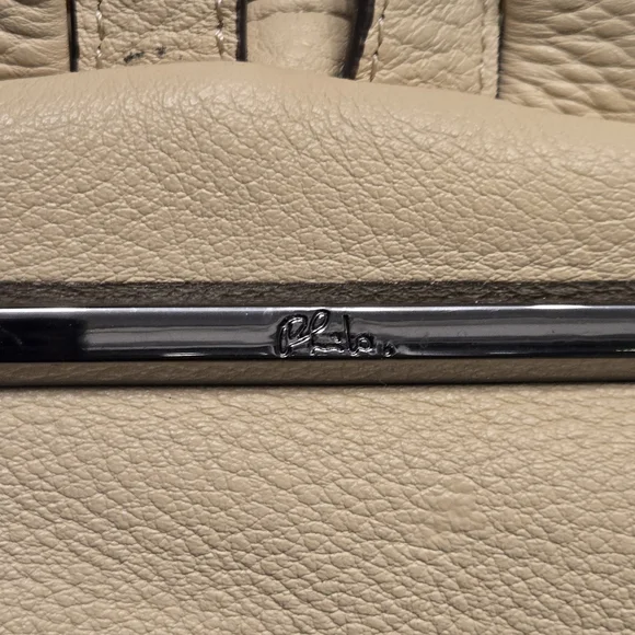 Philo Cream Leather Convertible  Backpack - Picture 3 of 8